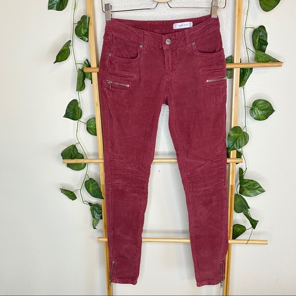 ANINE BING Corduroy skinny side zip pants 24 - Picture 3 of 13